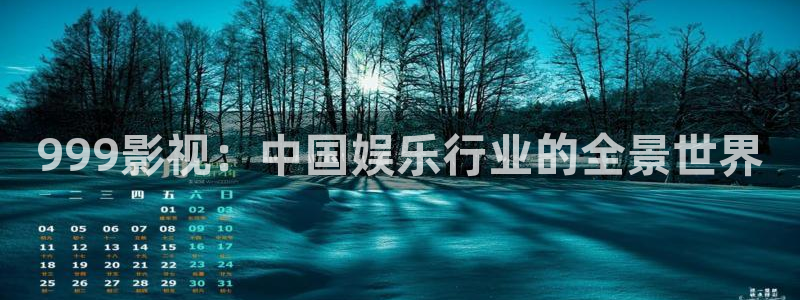 好看影院在线观看：999影视：中国娱乐行业的全景世界